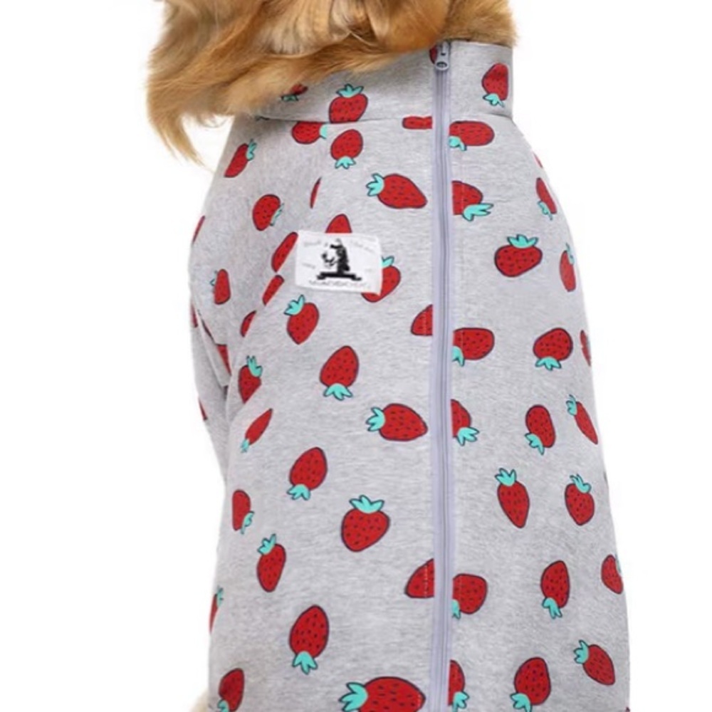 Cute Strawberry DOG PJ’s - Picture 3 of 13